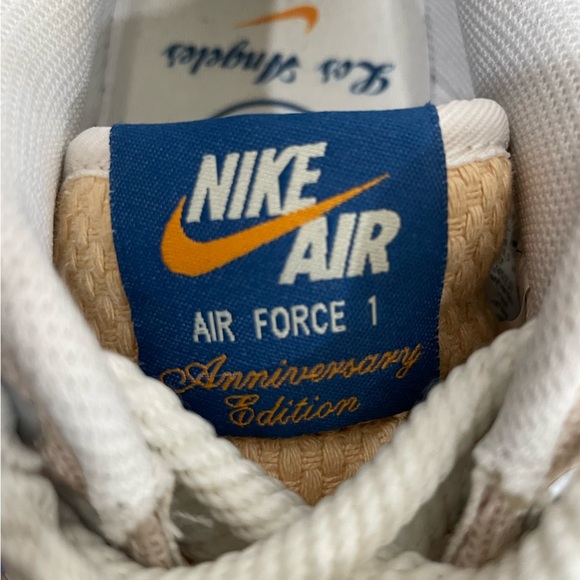 Women’s Nike Air Force 1 '07 'LA Flea' Anniversary Edition Size 7.5 Blue Orange - Picture 9 of 12